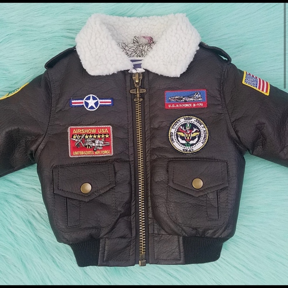 Toddler Faux Leather Jacket